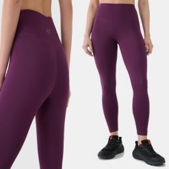 LEGGINSY DAMSKIE 4F TRENINGOWE WYSOKI STAN NA SIŁOWNIĘ NA CO DZIEŃ. Legginsy sportowe damskie 4f, xs, bez wzorów, z materiału, z podwyższonym stanem, długie, na fitness i siłownię. Za 119.99 zł.