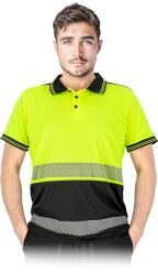 Reis Koszulka polo ostrzegawcza siateczka męska zapinana na trzy guziki poliester 100% 130 g/m2 2XL. Koszulki polo męskie Reis, m, bez wzorów, z poliesteru, bez ramiączek. Za 46.02 zł.