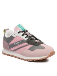 Pepe Jeans Sneakersy PGS30582 Szary. Szare buty sportowe dziewczęce Pepe Jeans, bez wzorów, z jeansu, bez zapięcia. Za 249.99 zł.