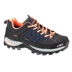 Damskie Buty Turystyczne Rigel Suede Low Cut. Brązowe obuwie sportowe damskie CMP, bez wzorów, trekkingowe. Za 546.99 zł.