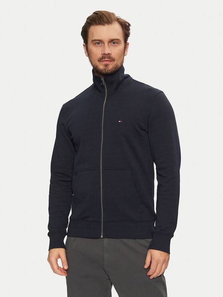 Tommy Hilfiger Bluza Essential MW0MW38084 Granatowy Regular Fit. Niebieskie bluzy męskie Tommy Hilfiger, m, bez wzorów, z bawełny, bez kaptura. Za 399.99 zł.