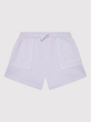 Guess Szorty sportowe J2GD01 KB4O0 Fioletowy Regular Fit. Fioletowe spodenki dla dziewczynek Guess, z aplikacjami, z bawełny, sportowe. Za 109.99 zł.