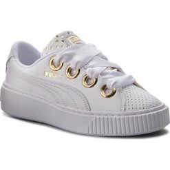 Sneakersy PUMA - Platform Kiss Ath Lux Wn's 366704 01 Puma White/Puma White. Półbuty damskie marki Puma. W wyprzedaży za 339.00 zł.