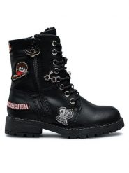 Harry Potter Trapery CS2665-06WBHP Czarny. Czarne buty zimowe dziewczęce harry potter, bez wzorów, ze skóry, bez zapięcia. Za 135.99 zł.