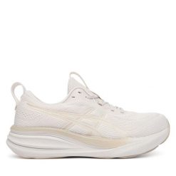 Buty do biegania Asics. Brązowe obuwie sportowe damskie Asics, bez wzorów, do biegania. Za 459.99 zł.