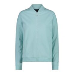 Bluza damska turystyczna CMP 32D8486. Niebieskie bluzy sportowe damskie CMP, l, bez wzorów, bez kaptura, trekkingowe. W wyprzedaży za 188.99 zł.