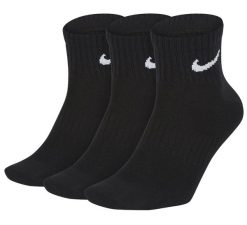 Skarpetki Nike Nike Codziennie Lekkie Dorosłych. Czarne skarpety męskie Nike, bez wzorów, z bawełny. Za 150.99 zł.