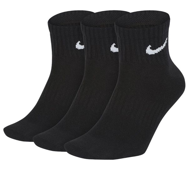 Skarpetki Nike Nike Codziennie Lekkie Dorosłych. Czarne skarpety męskie Nike, bez wzorów, z bawełny. Za 117.99 zł.