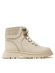 Mayoral Trapery 44481 Écru. Buty zimowe dziewczęce Mayoral, bez wzorów, ze skóry, bez zapięcia. Za 239.99 zł.