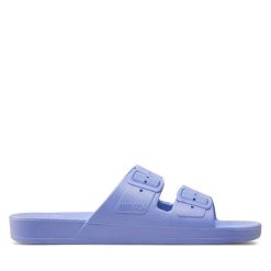 Klapki Freedom Moses. Niebieskie klapki damskie Freedom moses, bez wzorów, bez obcasa. Za 219.99 zł.