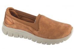 Buty sportowe Sneakersy damskie, Graceful - Leaning In. Brązowe obuwie sportowe damskie Skechers, bez wzorów, z materiału, trekkingowe. Za 239.99 zł.