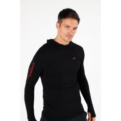 Bluza turystyczna męska Woolona Pakke Sport Merino. Czarne bluzy męskie WOOLONA, m, bez wzorów, bez kaptura. W wyprzedaży za 378.00 zł.