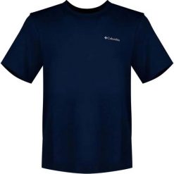 T-shirt Columbia 2154991cb Niebieski. Niebieskie t-shirty męskie Columbia, s, bez wzorów, bez kołnierzyka. Za 139.20 zł.