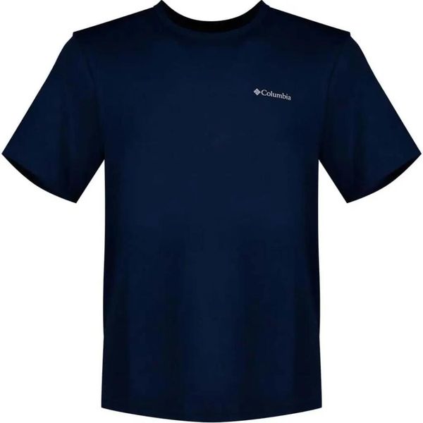 T-shirt Columbia 2154991cb Niebieski. Niebieskie t-shirty męskie Columbia, s, bez wzorów, bez kołnierzyka. Za 129.05 zł.