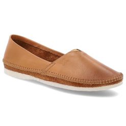 Brązowe Baleriny Maciejka Stylowe Wsuwane Obuwie Damskie. Brązowe półbuty damskie Maciejka, bez wzorów, ze skóry, eleganckie, bez obcasa, bez zapięcia. Za 239.00 zł.