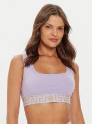 Versace Biustonosz top 1013323 1A10011 Różowy. Czerwone biustonosze Versace, bez wzorów, z bawełny. Za 229.99 zł.