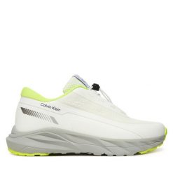 Sneakersy Calvin Klein. Białe trampki i tenisówki chłopięce Calvin Klein, bez wzorów, bez zapięcia. Za 479.99 zł.