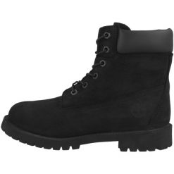 Trapery chłopięce, Timberland Premium 6 IN WP Boot Jr. Buty sportowe chłopięce Timberland, bez wzorów, bez zapięcia, trekkingowe. W wyprzedaży za 628.95 zł.