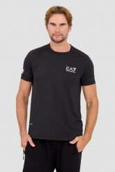 EA7 Czarny męski t-shirt Ventus 7, Rozmiar L. Czarne t-shirty męskie EA7 Emporio Armani, l, bez wzorów, bez kołnierzyka. W wyprzedaży za 251.99 zł.