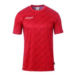 Koszulka Uhlsport Progressive 28. Białe koszulki sportowe męskie Uhlsport, bez wzorów, z materiału, bez kołnierzyka, bez ramiączek, do piłki nożnej. Za 147.50 zł.
