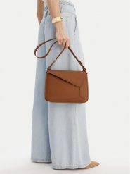 GINO ROSSI Torebka C-KY117 Brązowy. Brązowe torebki do ręki damskie Gino Rossi, bez wzorów, z materiału, bez dodatków. Za 199.99 zł.