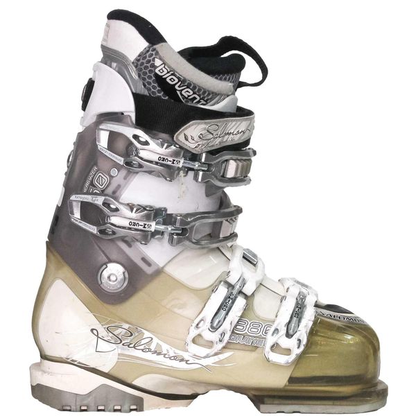 Używane buty narciarskie - SALOMON Divine RS 880, 38 EU, Stan dobry. Obuwie sportowe damskie Salomon, bez wzorów, narciarskie. Za 320.00 zł.