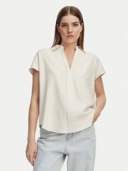 Calvin Klein Jeans Koszula Monogram LV04RC276G Beżowy jasny Slim Fit. Brązowe bluzki damskie Calvin Klein Jeans, s, bez wzorów, z bawełny, bez kołnierzyka, bez ramiączek. Za 409.99 zł.