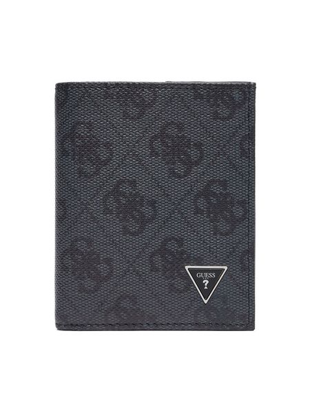 Guess Portfel SMVELE LEA04 Czarny. Czarne portfele męskie Guess, z aplikacjami, ze skóry. Za 192.99 zł.