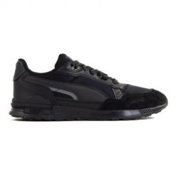 Buty do chodzenia męskie Puma Graviton Tera. Czarne buty sportowe męskie Puma, z materiału, bez zapięcia, trekkingowe. Za 376.00 zł.
