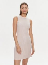 Guess Sukienka codzienna Allie W4RK20 Z2YN2 Beżowy Bodycon Fit. Brązowe sukienki damskie Guess, na co dzień, s, z aplikacjami, z syntetyku, bez kołnierzyka, bez ramiączek, bodycon. Za 219.99 zł.