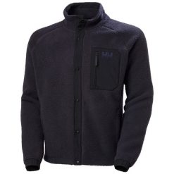 Kurtka z dresu Helly Hansen Panorama Pile Snap. Fioletowe kurtki męskie Helly Hansen, na jesień, bez wzorów, z dresówki, sportowe, bez kaptura. Za 603.00 zł.