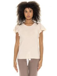 Koszulka Leone 1947 Chic Tones Damen Kurzarm. Białe t-shirty damskie LEONE 1947 APPAREL, s, bez wzorów, z bawełny, bez kołnierzyka. Za 206.29 zł.