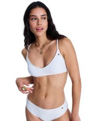Stanik bikini typu bralette damski ROXY ISLAND. Białe bikini damskie Roxy, m, bez wzorów. Za 169.99 zł.