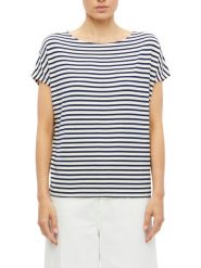 S.Oliver Koszulka Kobiety wiskoza niebieski, 44. Niebieskie t-shirty damskie S.Oliver, s, bez wzorów, z dzianiny, klasyczne, bez kołnierzyka. Za 89.95 zł.