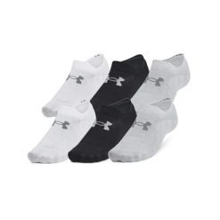 Under Armour UNISEX UA ESSENTIAL 6PK ULT Skarpetki unisex. Szare skarpety męskie Under Armour, bez wzorów, z elastanu. Za 62.99 zł.