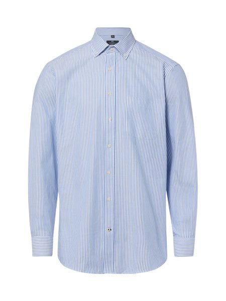 Nils Sundström koszula codzienna Mężczyźni Regular Fit Bawełna (100%) niebieski, XXL. Niebieskie koszule męskie Nils Sundström, m, bez wzorów, z bawełny, wakacyjne, bez kołnierzyka, bez ramiączek. Za 179.95 zł.