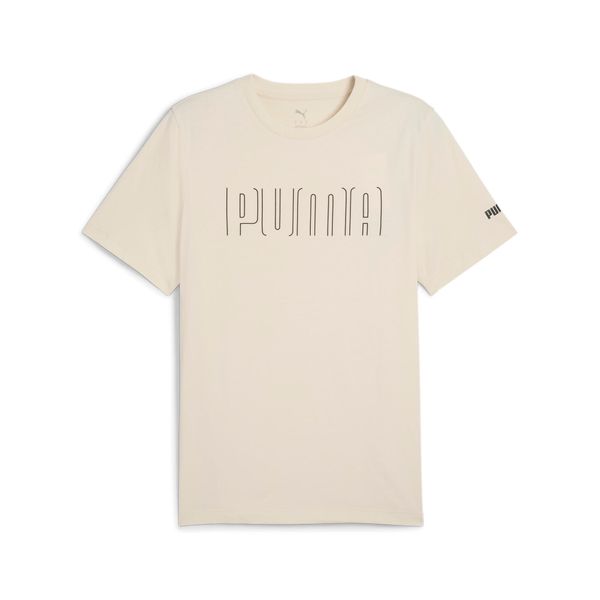 Koszulka graficzna Puma. Białe koszulki sportowe męskie Puma, m, bez wzorów, z bawełny, bez kołnierzyka, bez ramiączek, na fitness i siłownię. Za 79.00 zł.