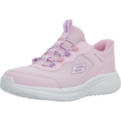 Buty SKECHERS BOUNDER PRO - STEP ONE Rose. Czerwone obuwie sportowe damskie Skechers, bez wzorów, z syntetyku, na fitness i siłownię. Za 191.99 zł.