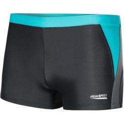 Bokserki pływackie męskie Aqua Speed Dario. Niebieskie kąpielówki męskie Aqua-Speed, m, bez wzorów, do pływania. Za 75.99 zł.