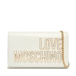 Torebka LOVE MOSCHINO. Białe torebki do ręki damskie Love Moschino, bez wzorów, wizytowe, bez dodatków. Za 550.99 zł.