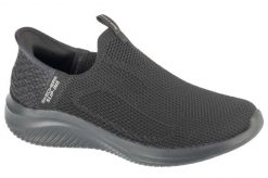 Buty sportowe Sneakersy damskie, Slip-Ins: Ultra Flex 3.0 - Easy Win. Czarne obuwie sportowe damskie Skechers, bez wzorów, z materiału, trekkingowe. Za 349.99 zł.