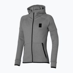 Bluza piłkarska męska Mizuno Sergio Ramos Sweat. Czarne bluzy męskie Mizuno, m, bez wzorów, z elastanu, z kapturem, na fitness i siłownię. Za 279.99 zł.