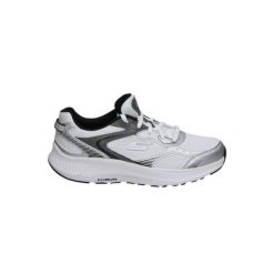 Buty do biegania dziewczęce, Go Run Consistent 2.0 - Hi Light. Białe buty sportowe dziewczęce Skechers, bez wzorów, bez zapięcia, do biegania. Za 229.99 zł.