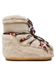 Moon Boot Śniegowce 80D1409470 Beżowy. Brązowe śniegowce i trapery damskie Moon Boot, z materiału. Za 1,799.00 zł.