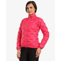 Damska kurtka puchowa Kilpi PAPILON-W. Czerwone kurtki sportowe damskie Kilpi, m, bez wzorów, z nylonu, bez kaptura, trekkingowe. Za 990.09 zł.