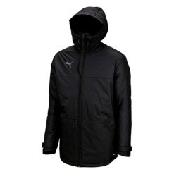 Kurtka Męska TeamFinal 21. Czarne kurtki sportowe męskie Puma, m, bez wzorów, trekkingowe. Za 677.99 zł.