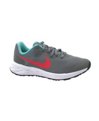 Buty do biegania damskie Nike Revolution 6 NN. Szare obuwie sportowe damskie Nike, bez wzorów, z materiału, do biegania, nike revolution. Za 309.00 zł.