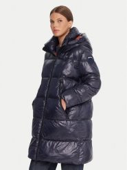Blauer Płaszcz zimowy 25WBLDK02192 Granatowy Regular Fit. Niebieskie płaszcze damskie Blauer, na zimę, s, bez wzorów, z syntetyku, bez kaptura. Za 1,399.00 zł.