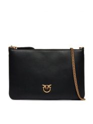 Pinko Torebka Flat Classic PE 23 PCPL 100455 A0F1 Czarny. Czarne torebki do ręki damskie Pinko, bez wzorów, ze skóry, wizytowe, bez dodatków. Za 679.99 zł.