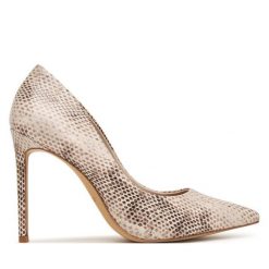 Szpilki Aldo. Szare szpilki damskie Aldo, bez wzorów, bez obcasa, bez zapięcia. Za 389.99 zł.